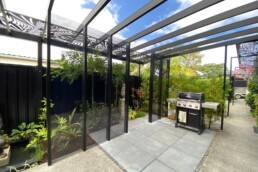 Fixed acrylic roofing